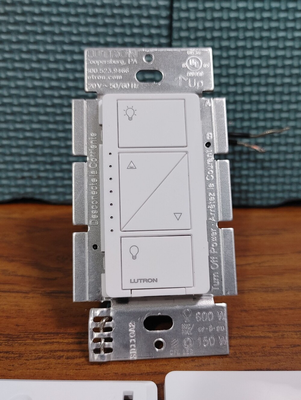 Lutron Caseta Wireless Lighting Dimmer Switch White PD-6WCL